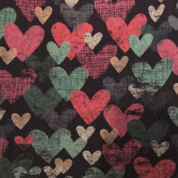 multi colored heart stretch camisole - Picture 2 of 5